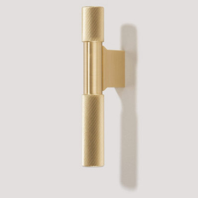 Plank Hardware SCOTT Swirled Handle - 100mm - Brass