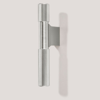 Plank Hardware SCOTT Swirled Handle - 100mm - Stainless Steel Price Comparisons | Compare The Build
