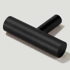 Plank Hardware WATT Single T Handle - 50mm - Black