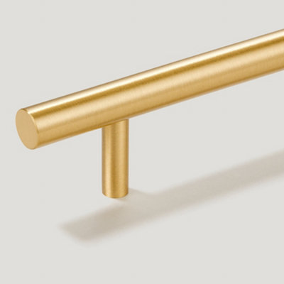Plank Hardware WATT T-Bar 155mm Handle with 160mm Backplate - Brass