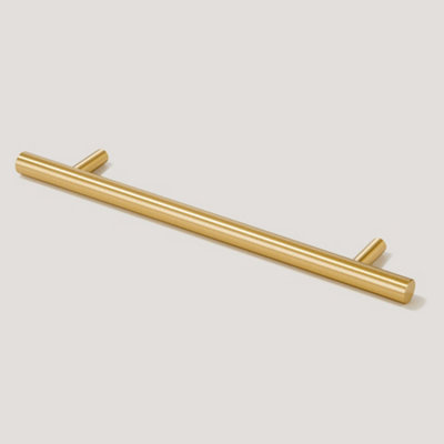 Plank Hardware WATT T-Bar Handle - 220mm - Brass