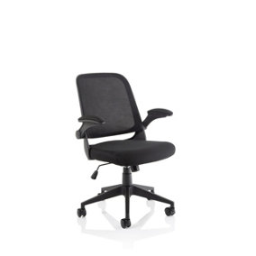 Plano Task Operator Mesh Chair With Folding Arms