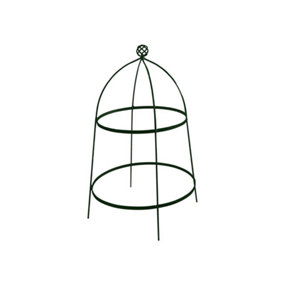 Plant Cloche Plant Support - 30 " Raw Steel - Pair, Plant Supports