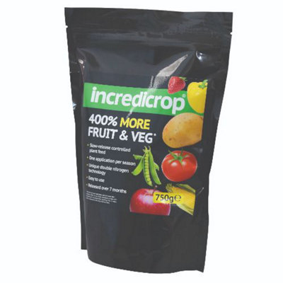 Plant Fertiliser - Flower & Vegetable - 'Incredibloom' and 'Incredicrop' - 750g Pack x 2