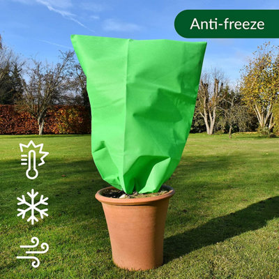 Drawstring Bag Garden Netting CMrtew Plant Covers Freeze