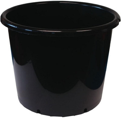 PLANT IT Round Black 15L Pot Perfect for gardening