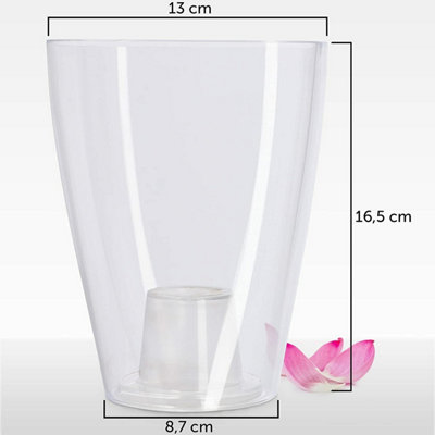 Segaccio Potatura Pentole Per Orchidee In Plastica Trasparente Meshpot
