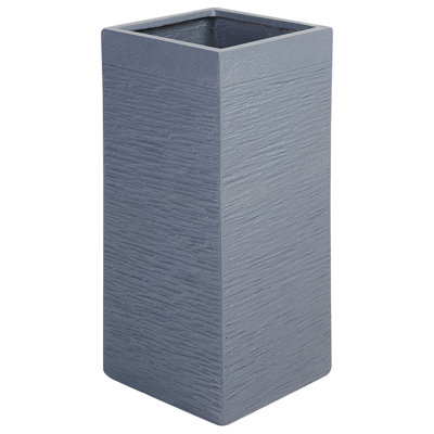 Plant Pot 33 x 33 x 70 cm Grey DION