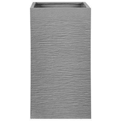 Plant Pot 40 x 40 x 77 cm Grey DION