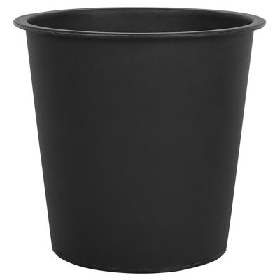 Plant Pot BALZO Synthetic Material 26 cm Black