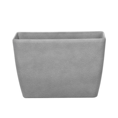 Plant Pot BARIS Stone 60 cm Light Grey