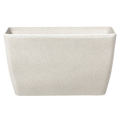 Plant Pot BARIS Stone 74 cm Light Beige