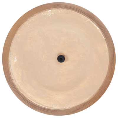 Plant Pot CICUTA Ceramic 22 cm Light Brown