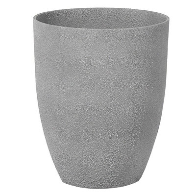 Plant Pot CROTON Stone 35 cm Light Grey