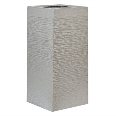 Plant Pot DION Ceramic 33 cm Light Grey