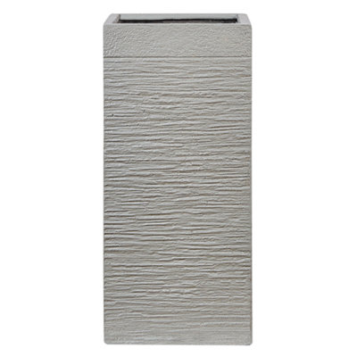 Plant Pot DION Ceramic 33 cm Light Grey