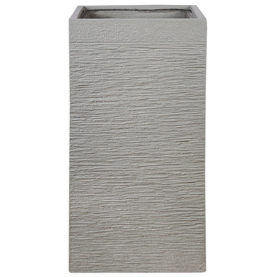 Plant Pot DION Ceramic 40 cm Light Grey