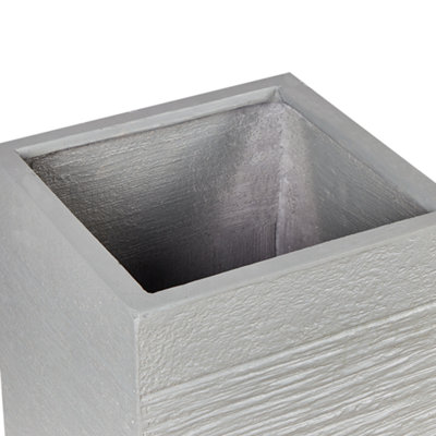 Plant Pot DION Ceramic 40 cm Light Grey
