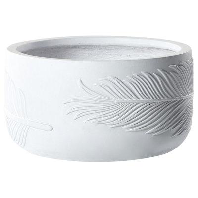 Plant Pot FTERO Ceramic 43 cm Off-White