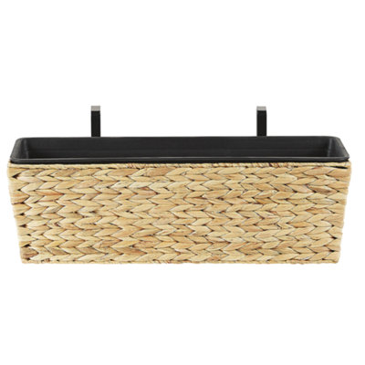 Plant Pot KAWALA Rattan 60 cm Sand Beige