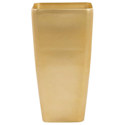 Plant Pot MODI Stone 40 cm Gold