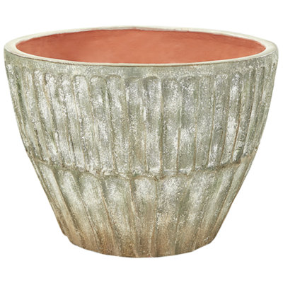 Plant Pot NYSSA Ceramic 50 cm Green