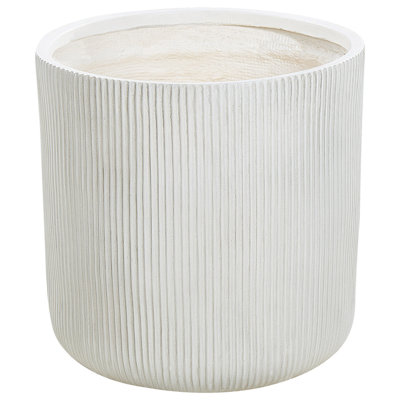 Plant Pot OREOI Ceramic 45 cm Off-White