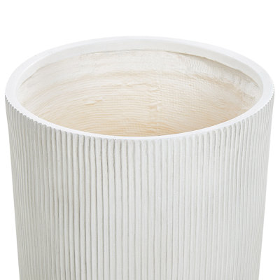Plant Pot OREOI Ceramic 45 cm Off-White