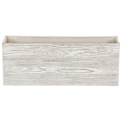 Plant Pot PAOS Stone 42 cm White