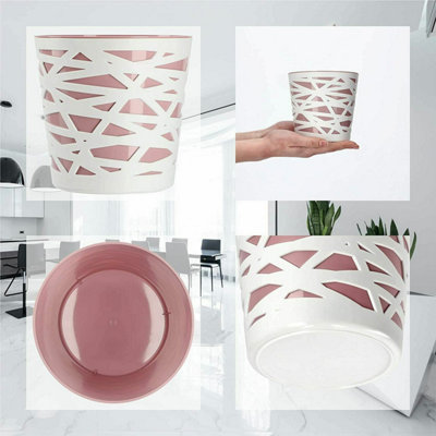 Plant pot planter Flowerpot Crystal Modern Decorative Daizy Pink 13cm