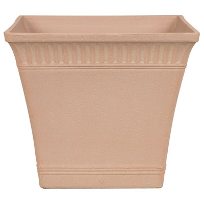 Plant Pot PSATHA Stone 34 cm Peach Pink
