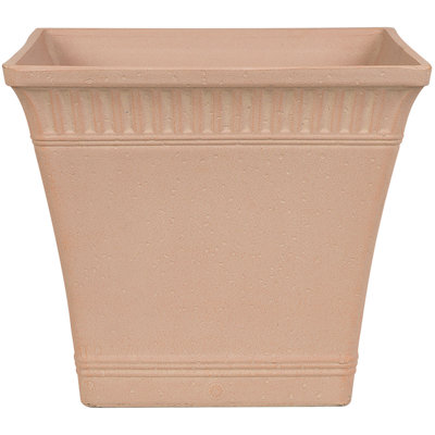 Plant Pot PSATHA Stone 41 cm Peach Pink