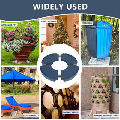 Plant Pot Trolley Mover Stand on Wheels Garden Planter Caddy Heavy Duty ...