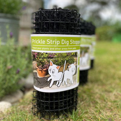 Plant Prickle Strip Dig Stopper Anti Dog and Cat Protection (2m x 30cm)