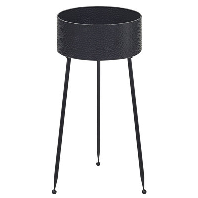 Plant Stand LEIKA Metal 29 cm Black