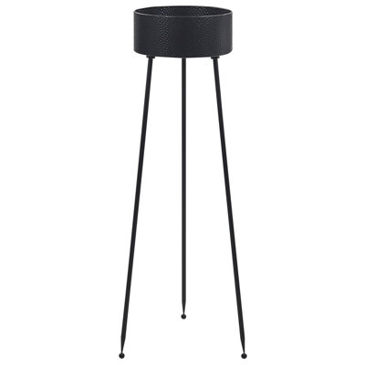 Plant Stand LEIKA Metal 33 cm Black