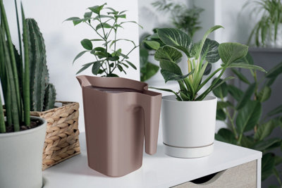 Plant Watering Jug Can Houseplant Flower Seedlings Pot Plants Indoor 1.8 Litre Light Grey