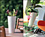 Planter Plant Pot Flowerpot Tubus Outdoor Garden Balcony Indoor Modern Tall White 47.6cm