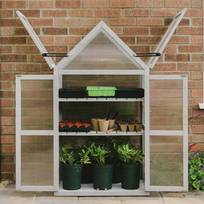 Plantpak Wooden Growhouse - Dove Grey - 4