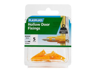 Plasplugs - DR 106 Hollow Door Fixings (5)