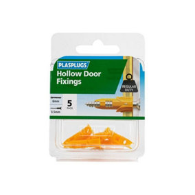 Plasplugs - DR 106 Hollow Door Fixings (5)