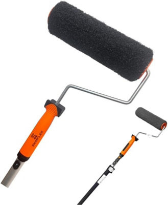 Plaster Roller 7" 18cm Roll on Plaster Skim applicator Roller and Frame