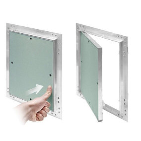 Plasterboard Access Panels Aluminium Frame Door A - 150mm x B - 150mm