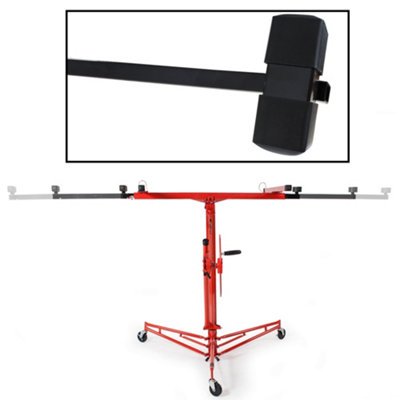 Plasterboard Lifter - 1-man operation, height 140 - 355 cm, width 125 - 295 cm - red