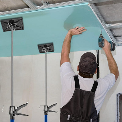 Plasterboard Lifter 2Pack with Plasterboard Carrier, Telescopic Drywall ...