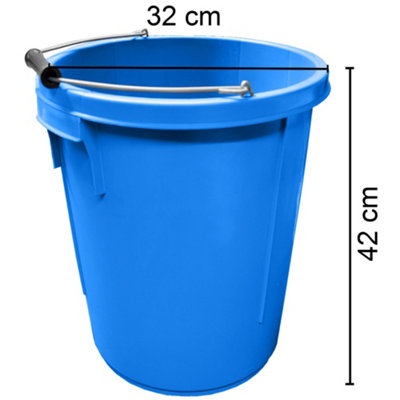 Plasterers Bucket Blue for Mixing Building Plaster and Holding Water ...
