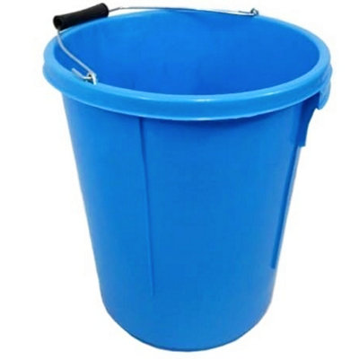 Plasterers Bucket Blue for Mixing Building Plaster and Holding Water - 25 Litre Plastic Heavy Duty