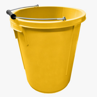 Plasterers Bucket Yellow for Mixing Building Plaster and Holding Water ...