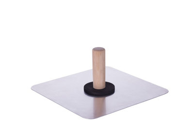 Plastering Hawk Aluminium 13 x 13 Wood handle Skimflex