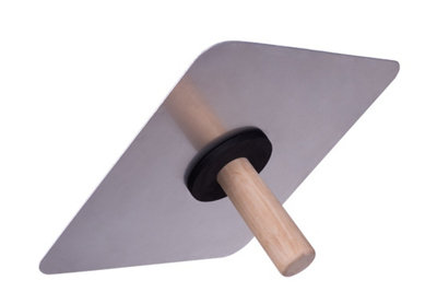 Plastering Hawk Aluminium 13 x 13 Wood handle Skimflex